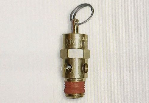 Asme air safety valve, npt size (m) 1/4&#034; set 125 psi for sale
