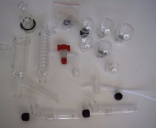 Buchi Rotavapor Glass Lot in perfect condition .