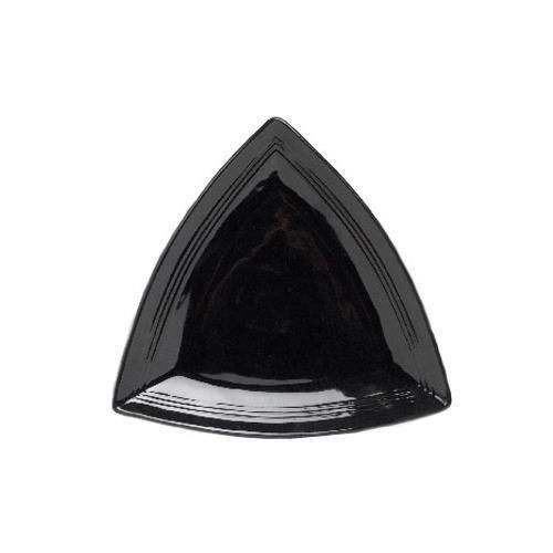 New Tuxton CBZ-1248 Plate, 12-1/2&#034;, Triangle, Concentrix Black