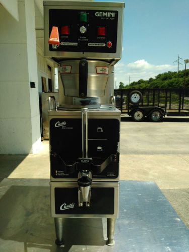 Wilbur curtis gem-120a single gemini satellite brewing system, 12-24 cup #1262 for sale