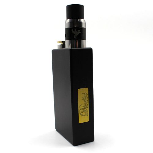 Dimitri Full mechanical Box Mod + Dark Horse Atomizer vapor vape  black