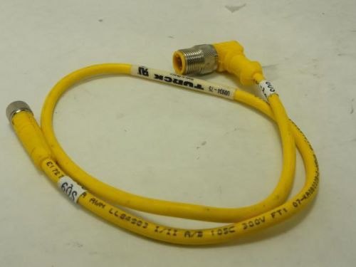 155814 New-No Box, Turck PKG 4M-0.5-WS 4.4T Cordset, 4-Pin, 4A, 125VAC/VDC