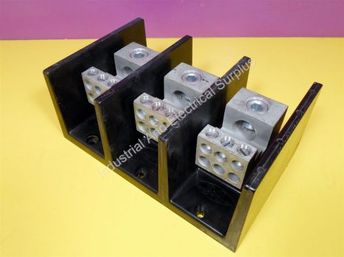 Power distribution block 600v - wire range - line: 500 mcm-4 / load: 2/0-6 for sale