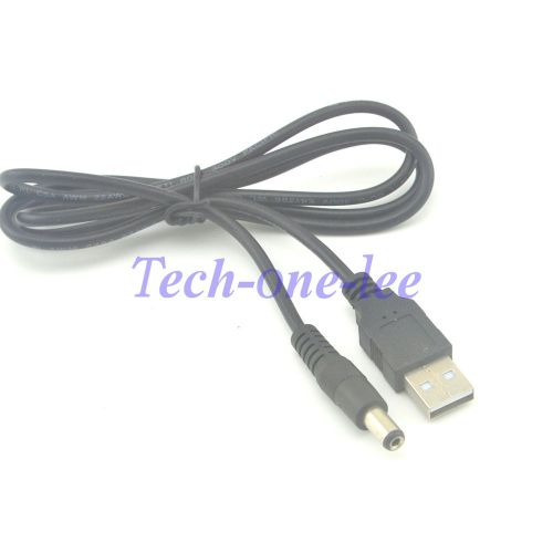 Usb 2.0 male a to dc 5.5mm x 2.1mm plug dc power supply cord socket cable cord for sale