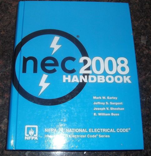 National electrical code - nec -2008 - nfpa 70 - handbook manual for sale