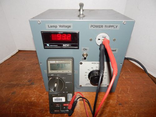 Technipower Variac W5MT3 Autotransformer w/Digital Newport ACV Voltage Display