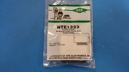 (1 PC) NTE1322, ECG1322, hybrid Circuit, 80 W(min) Audio Power Amp, Output Stage