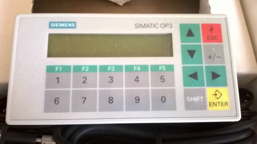 Siemens Simatic OP3 6AV3503-1DB10 Operator Panel