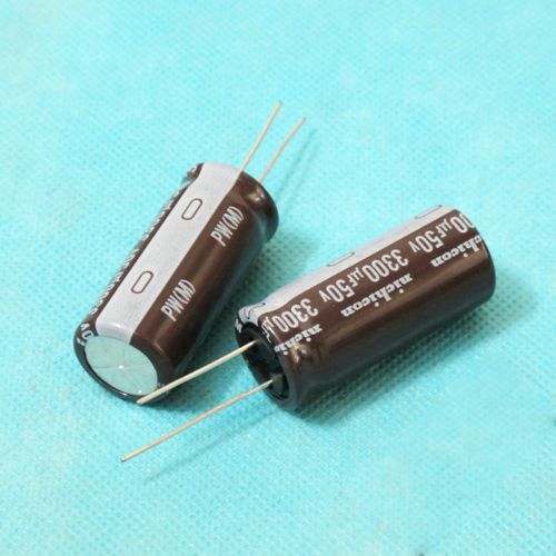 1lot/10PCS Nichicon PW 3300uF 50V 105c electrolytic capacitors Ror Power