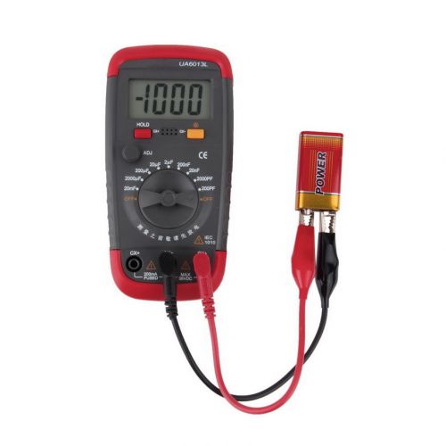 UA6013L Auto Range Digital LCD Capacitor Capacitance Test Tester Meter NEW FE