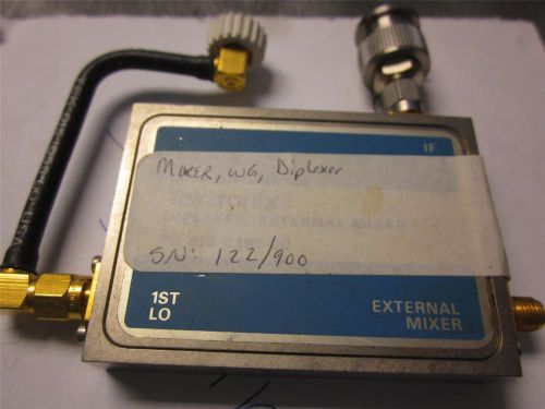 Tektronix 49ap Diplexer External Mixer 015-385-00 Waveguide RF Spectrum analyzer