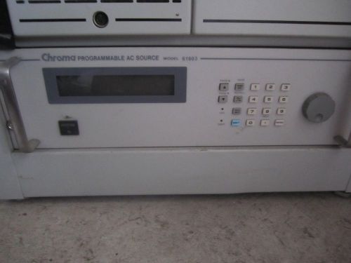 Chroma 61603 Programmable AC Power Source 1.5 kVA, 750 W