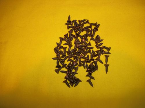 100 Wood Screws #6 x 1/2&#034; Flat Head Phillips - 1950s Chris Craft Boat Factory