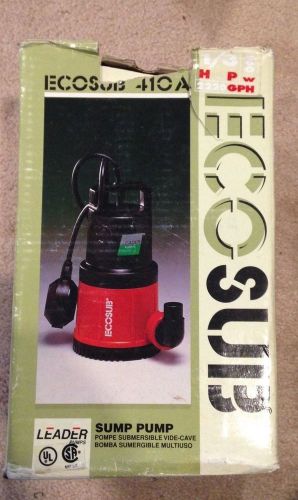 Sump Pump Ecosub 410A