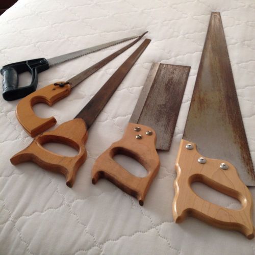 Five (5) Hand Saws. Single Person Use.