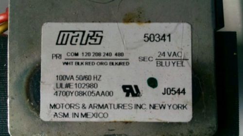 MARS 50341 100VA 120/208/240/480V TO 24V STEP DOWN TRANSFORMER