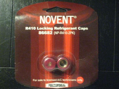 NOVENT R410 LOCKING REFRIGERANT CAPS 86682 NP-R410-2PK