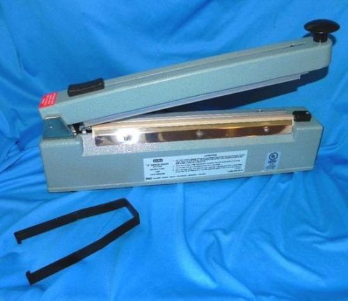 Uline 12&#034; poly tubing impulse sealer h-293 with cutter for sale