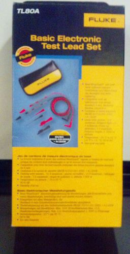 FLUKE TL80A BASIC ELECTRONIC TEST LEAD SET BRAND NEW NEVER USED