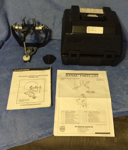 Teledyne Water Pik Hanau Modular Dental Articulator System 192 In Case