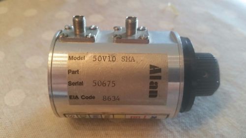 Alan 50V10 SMA step attenuator 0-10dB, resolution 1dB