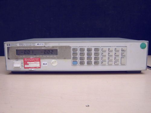 HP Agilent 6060A DC ELECTRONIC LOAD 3-60V 0-60A 300W