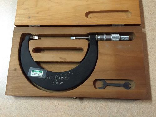 Scherr ST Tumico Blade Micrometer- 75-100mm- Made in USA