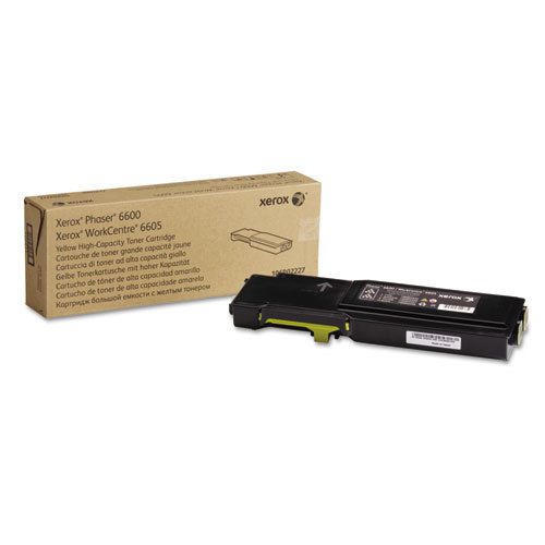 106R02227 High Capacity Toner, 6000 Page-Yield, Yellow