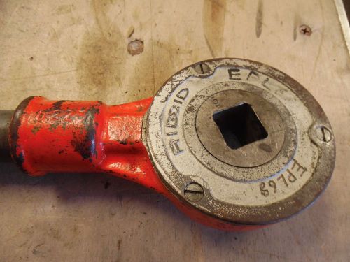 Ridgid d223 pipe threader ratchet w/ handle 1&#034; square drive for threader for sale