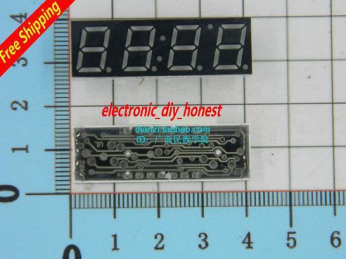 5pcs 0.39inches 4bit digital 3491BG-1 Common anode green LED DIP-14#F702