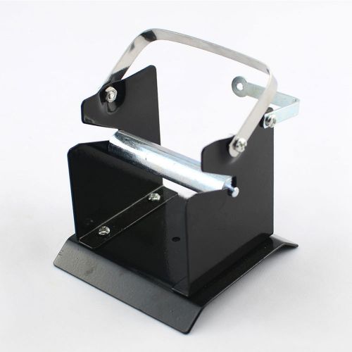 Black Metal Solder Spool Wire Stand Holder With Reel Spindle New