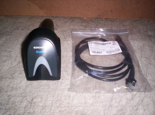 Datalogic Gryphon GD 4130 BK Barcode Scanner with New USB Cable Guaranteed