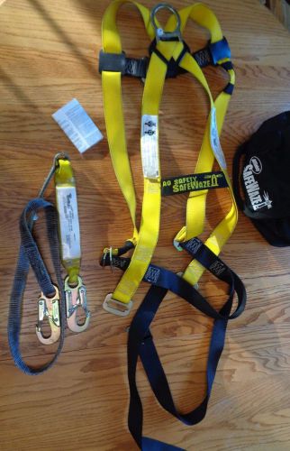 AO Safety SafeWaze Fall Protection Harness with Lanyard