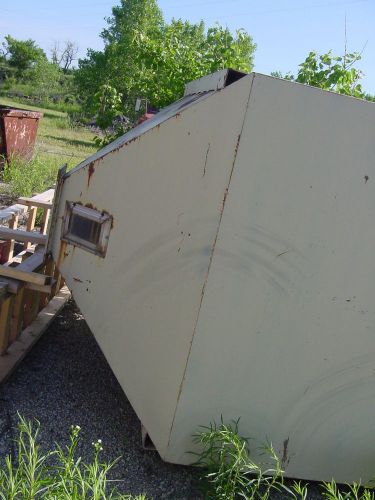 Industrial HOPPER BOTTOM BIN grain bagging bin approx 120 cubic feet See video