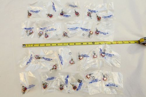 Twenty Four (24) SPDT Micro Toggle Switches -2A/250V 5A/120V