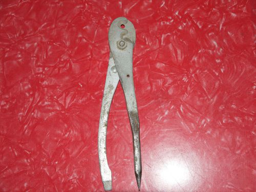 Wire stripper  multi tool screw driver pick wire cutters rusty metal tool for sale