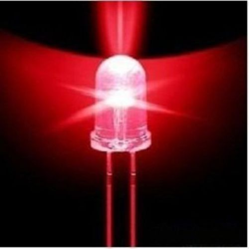 Bluecell 50 PCS RED LED Electronics 5mm Bulb light