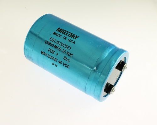 13500uF 25V Aluminum Electrolytic Large Can Capacitor CG1352U25E1