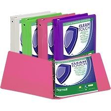 Samsill Economy View Ring Binder - 1.50&#034; Binder CapacityRound Ring Fastener - 4