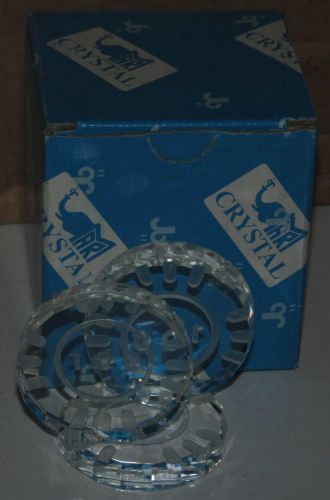 Mar Crystal Poker Chip Business Card Holder  NEW