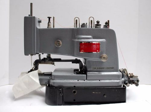 SINGER 175-62  Loop Shank Button Sewer Pleat Tacker Industrial Sewing Machine