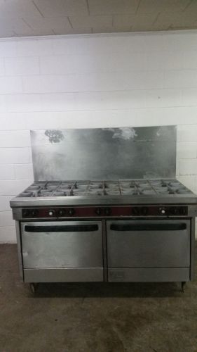 Southbend X460AA 10 Burner 2 Convection Ovens Tested Natural Gas 120 Volt