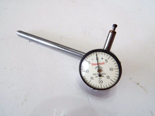 STARRETT 80-144J DIAL INDICATOR WITH 1/4&#034; ROD