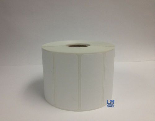 10 Rolls of 1375 2.5x1 Direct Thermal Labels Zebra 2844 ZP450 printers