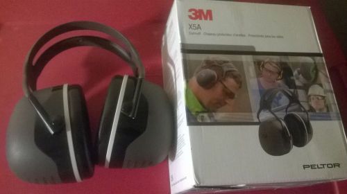 3M Peltor X-Series Over the Head Earmuffs NRR 31 dB One Size Fits Most Black X5A