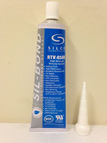 Food grade rtv silicone sealant adhesive aluminum 2.8 oz for sale