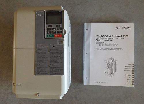 Yaskawa A1000 Variable Frequency Drive CIMR-AU5A0017FAA 15HP, 3-Phase, 500-600V