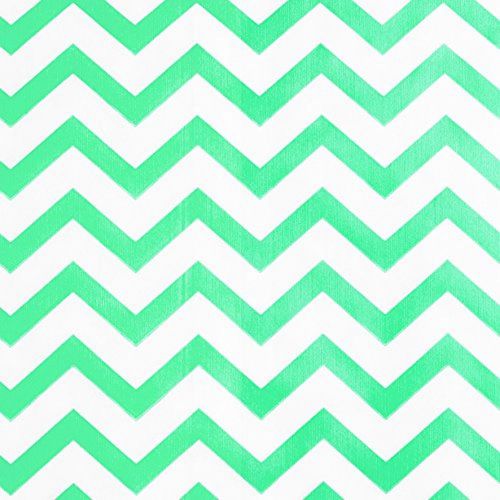 Novel Box Teal Chevron Print Paper Gift Merchandising Bag Bundle 6X9&#034; 100 Count