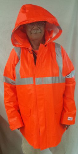 Nasco Raingear  Arc/Flame Resistant Orange Men&#039;s Size X Large