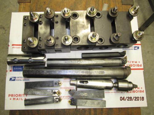 ALORIS DA LOT OF 6 EA HOLDERS AND BORING BARS NICE LOT